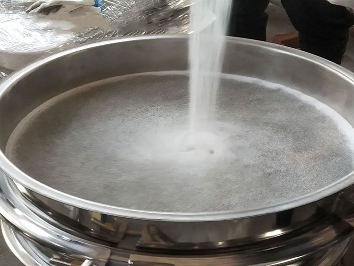振動篩使用現(xiàn)場